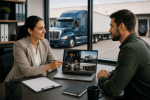 Employer reviewing CDL staffing agency cost and pricing breakdown