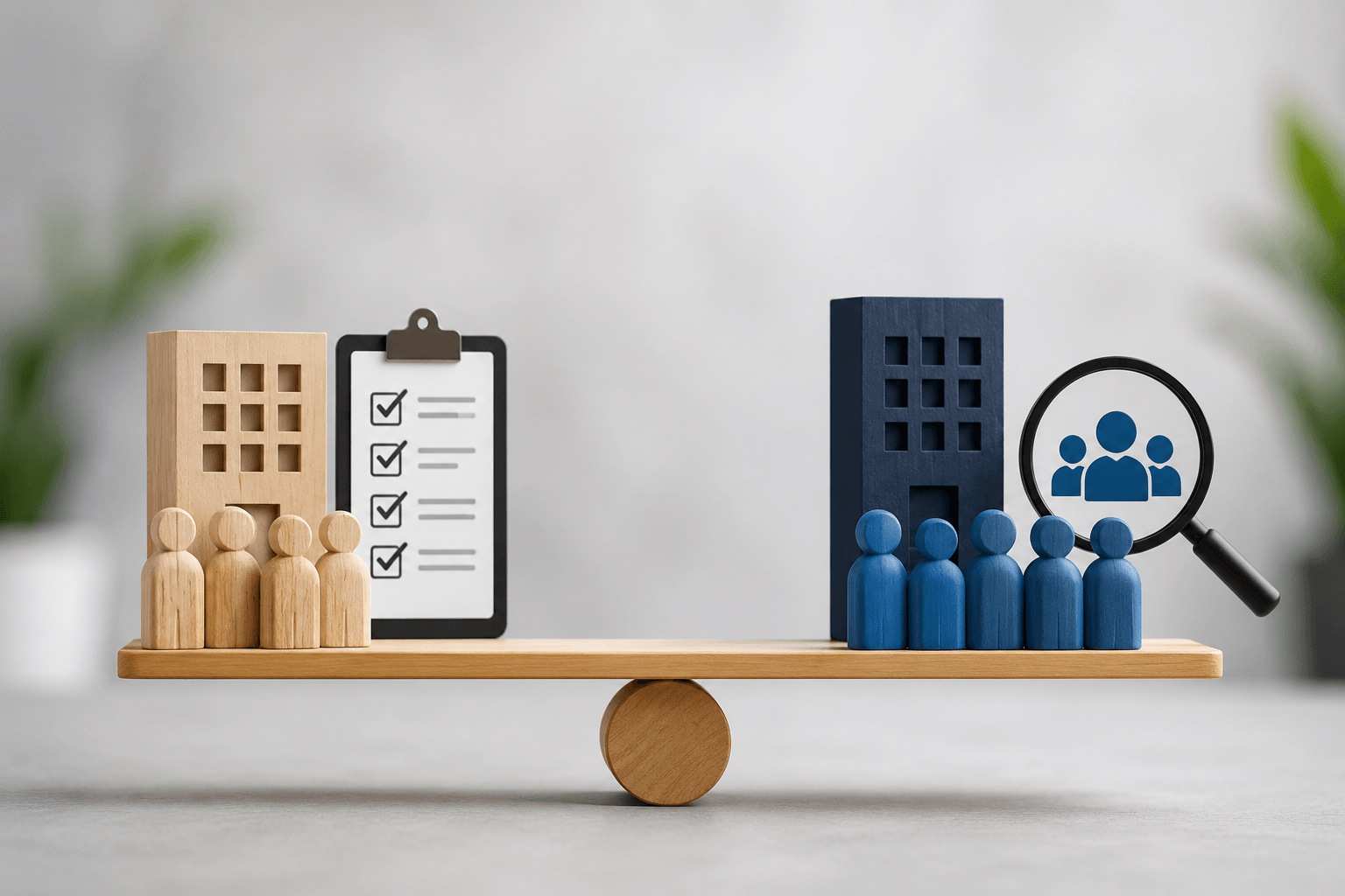 Comparison chart of CDL staffing agency vs in-house driver recruiting